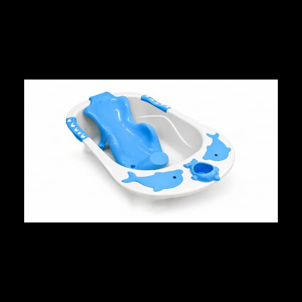 Baby bathtub model 802 in blue, front view