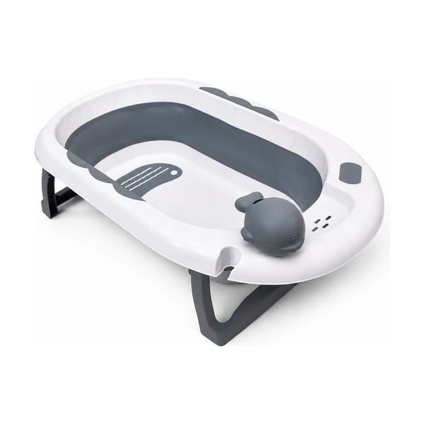 Baby bathtub model 886 in grey, front view