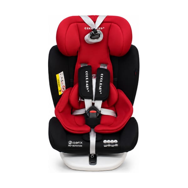 Car seat model Murphy 916 in red, front view