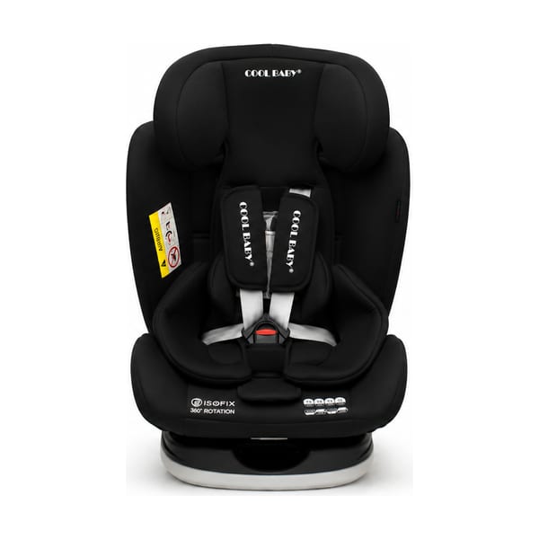 Car seat model Riola 906 in black, front view