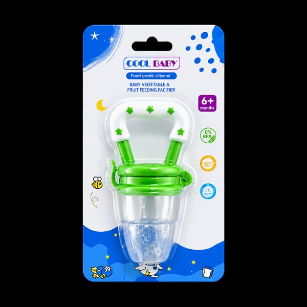 Cool Baby fruit feeder model CB11601 in green, front view