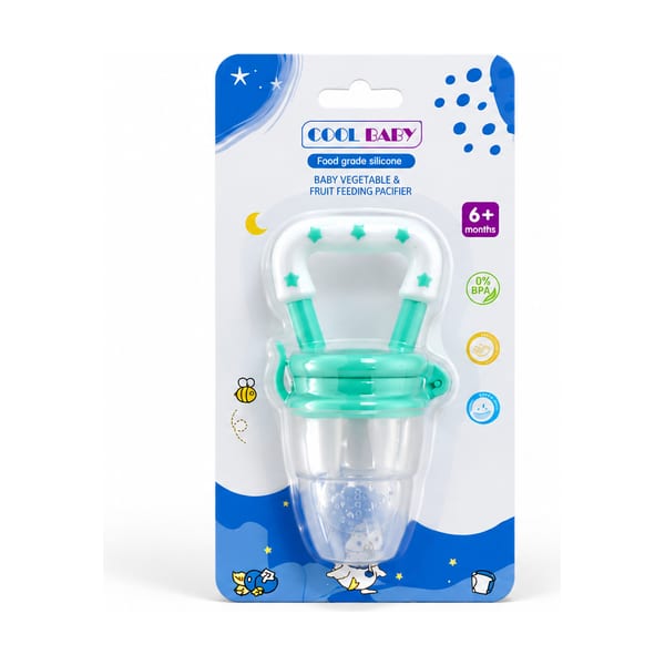 Cool Baby fruit feeder model CB11601 in teal, front view