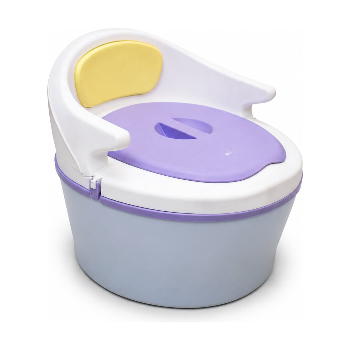 Three-in-one potty chair model 2278 in lilac, front view