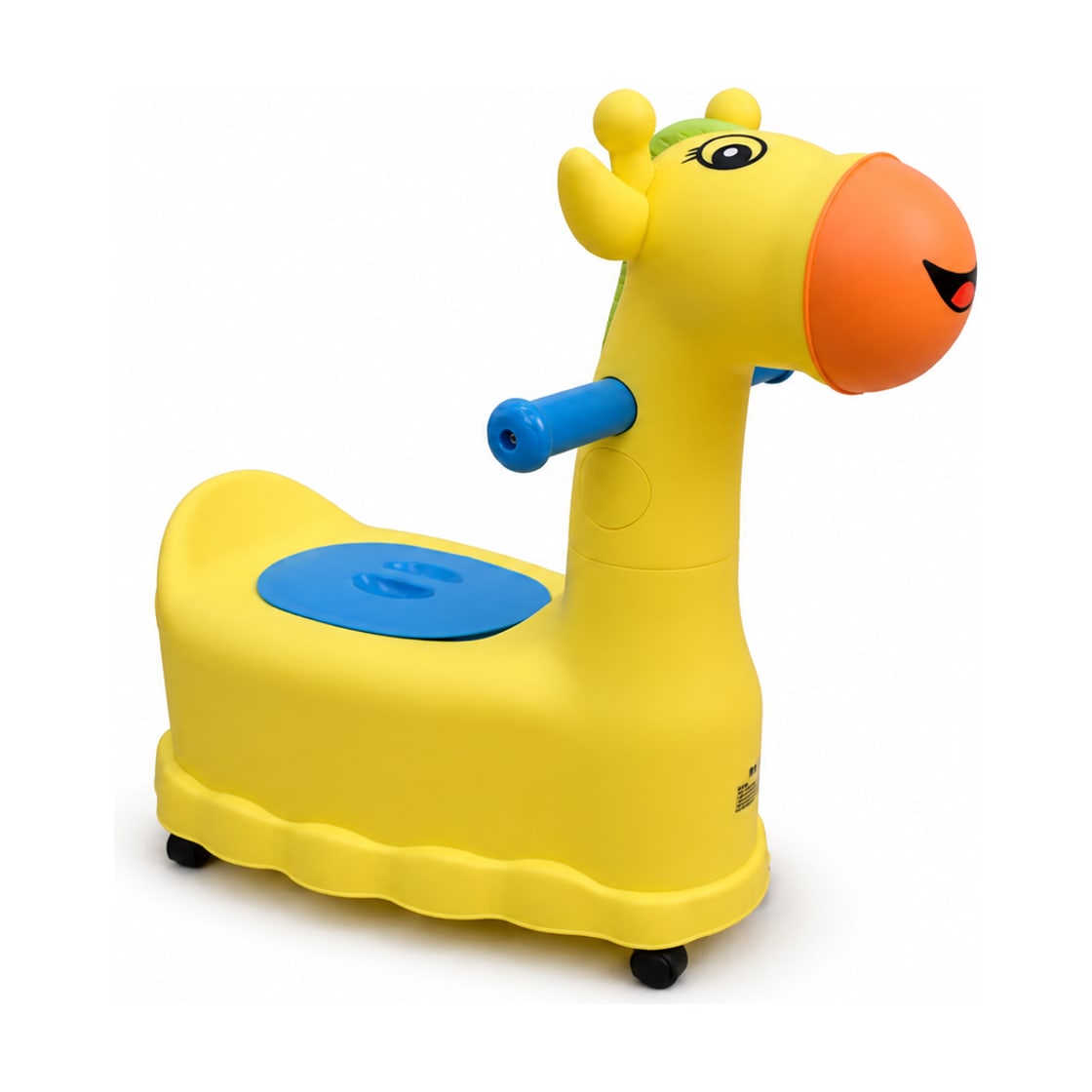 Character potty chair model 8101 in yellow, front view