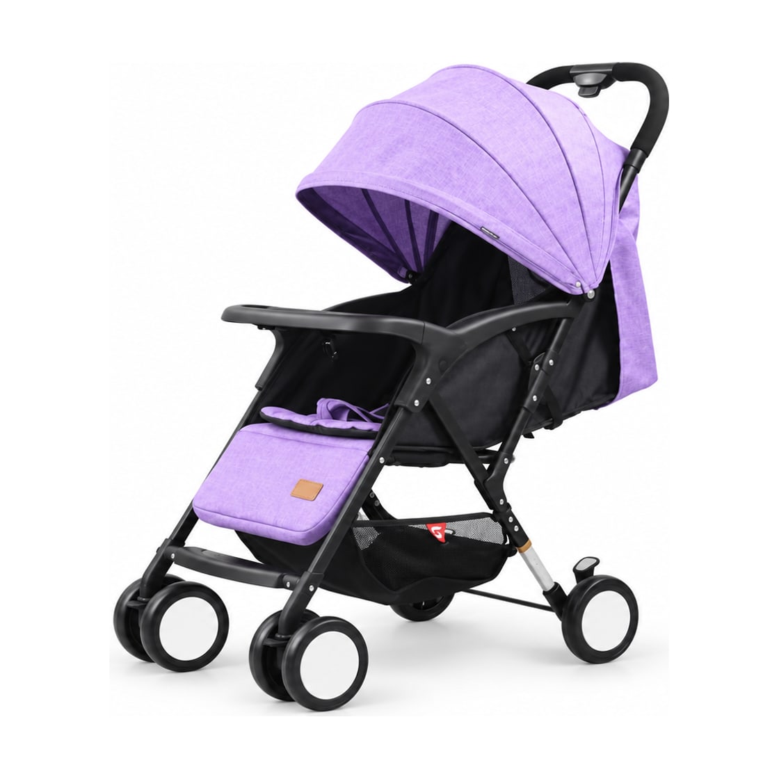 Stroller model 201 in lavender, front view