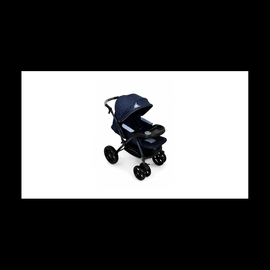 Stroller model 6702 in navy, front view