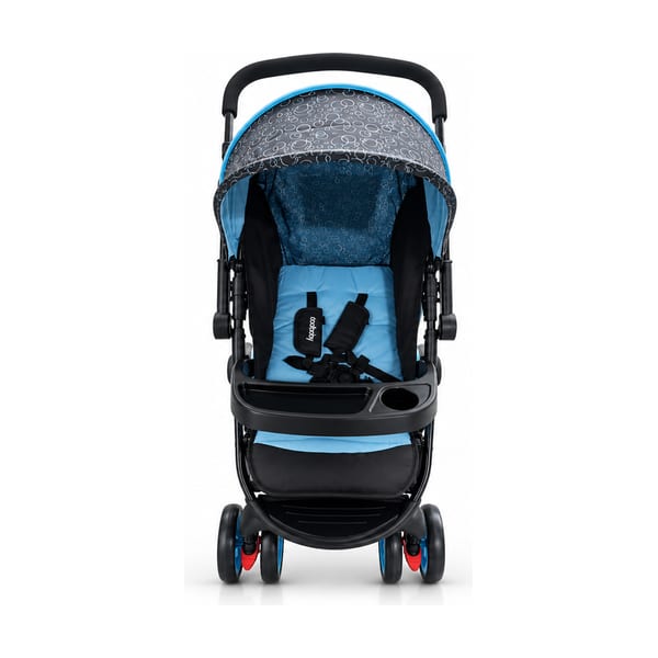 Stroller model 6795DC in blue & black, front view