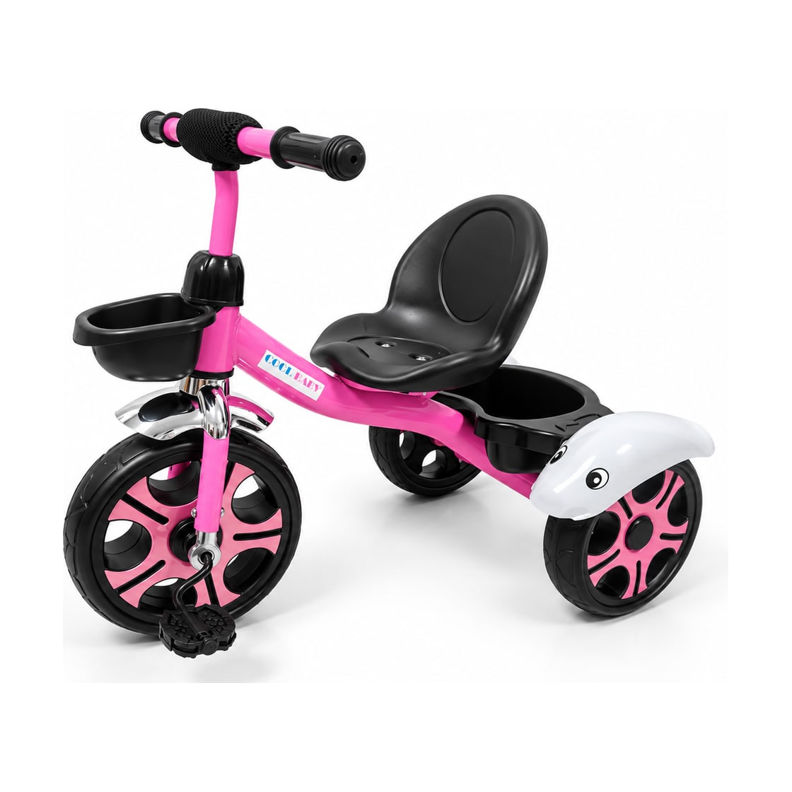Tricycle model 5542 in pink, front view