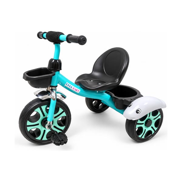 Tricycle model 5542 in teal, front view