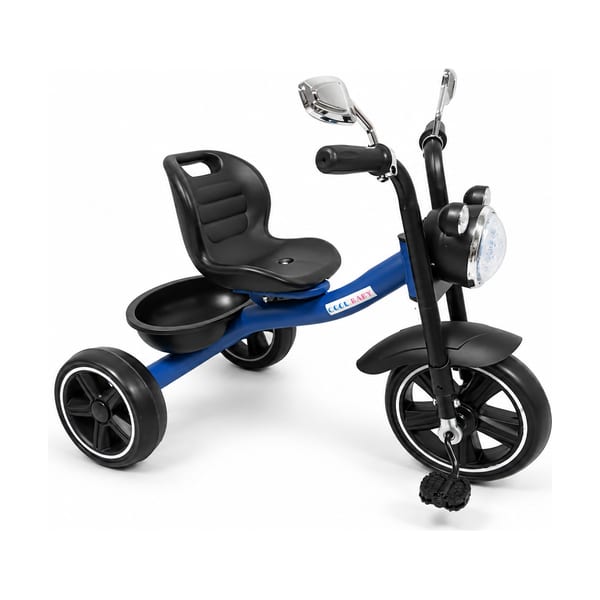 Tricycle model 803 in blue, front view