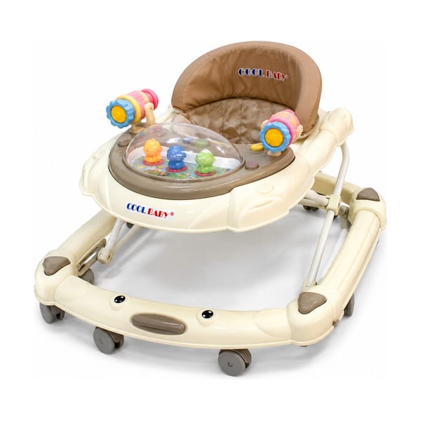 Activity baby walker model 103 in beige, front view