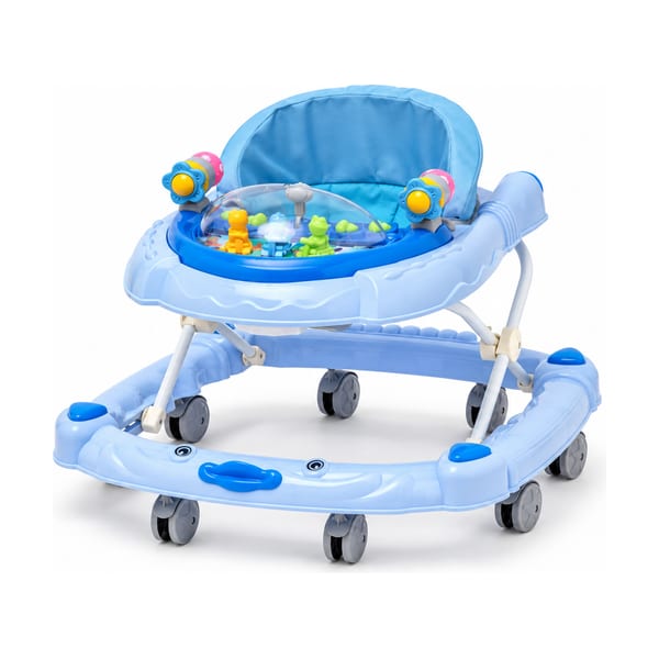 Activity baby walker model 103 in blue, front view