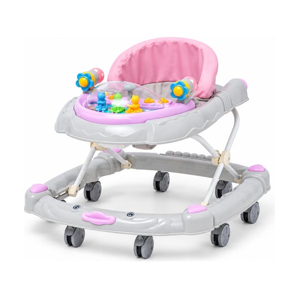 Activity baby walker model 103 in pink, front view