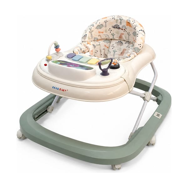 Activity baby walker model 1125 in black & grey, front view